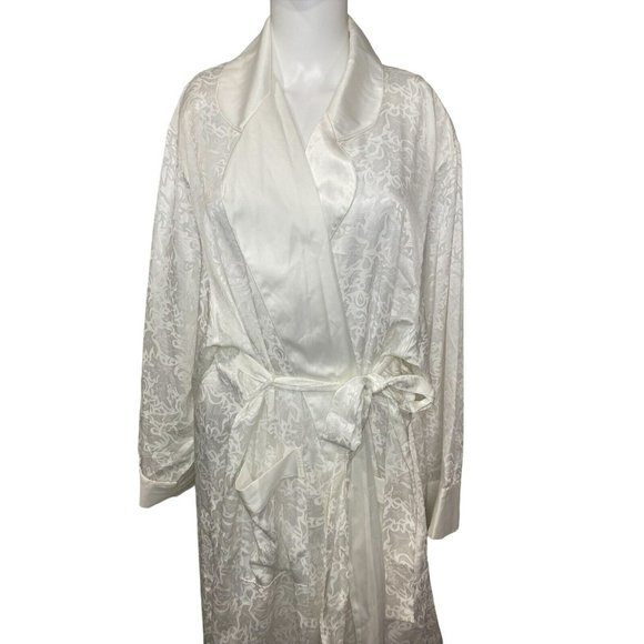 Vintage Victoria's Secret NWT Old Stock Gold Label Robe Paisley Shoulder Pads - Picture 2 of 12